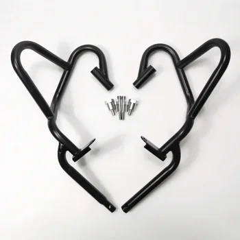 Motosiklet Yüksek Kaliteli Motor Koruma Tampon Otoyol Crash Bar Benelli TRK502 TRK502X BJ500GS-A trk502 trk502x 5D5F Siyah