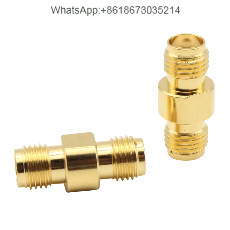 SMA adapter SMA-KK female to female high frequency test head 18GHZ low standing wave RF connector outer screw inner hole