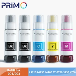 Refill Ink 70ml Dye for Epson L3150  EcoTank L3110 L4150 L4160 ET-2750 3750 4700 4750 2720 101 102 103 104 502 544 001 003