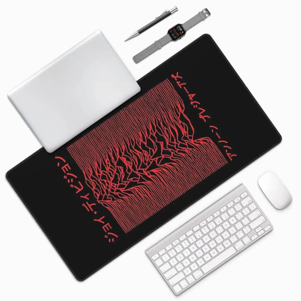 Joy Division Unknown Pleasures Large Mouse Pad Computer Keyboard Mouse Mat Gamer PC Laptop Desk Mat Office Accessories TableMats