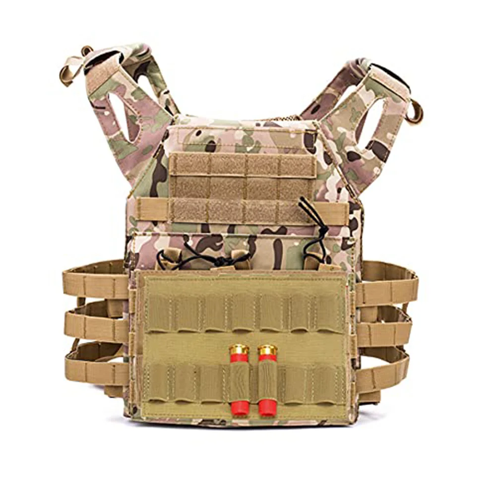 Taktische Molle-Magazintasche für 14 Patronen Patronenhalter-Panel, Patronentasche für Jagdzubehör Schießausrüstung für den Außenbereich Batteriehalter