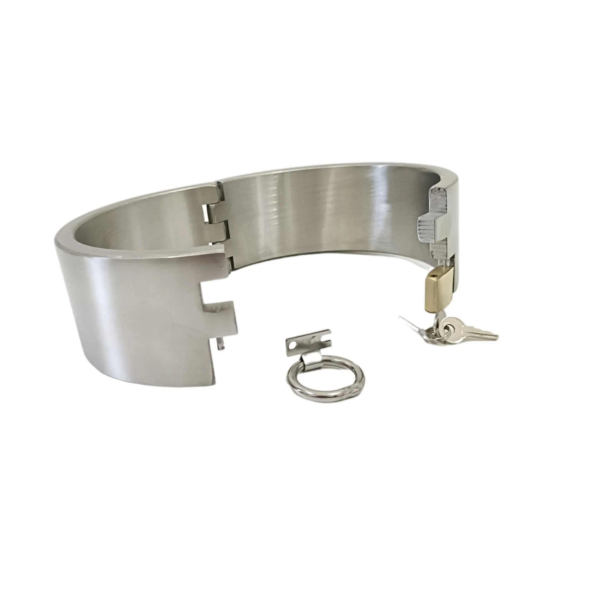 Free shipping 5cm High  Bondage Collar Stainless Steel Sex Collars Super Weight Slave Dog Collar Sex Toys for Couples Adult Game