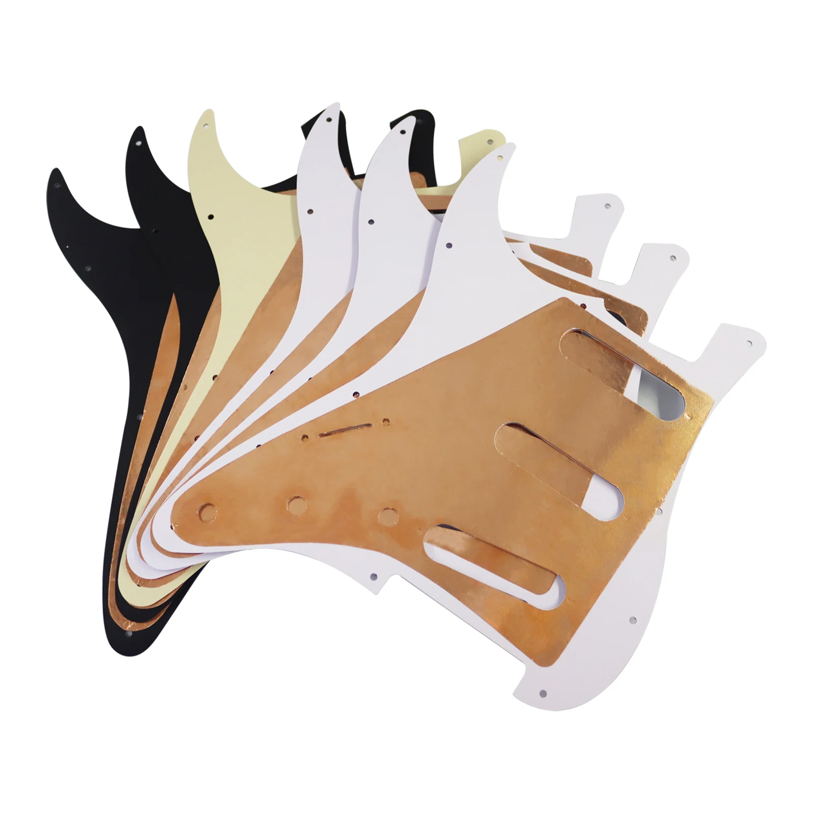 Phrilam Copper SSS 11 Hole Foil St Pickguard ST Pick Guard Scratch Plate for USA/Mexican Standard St Modern