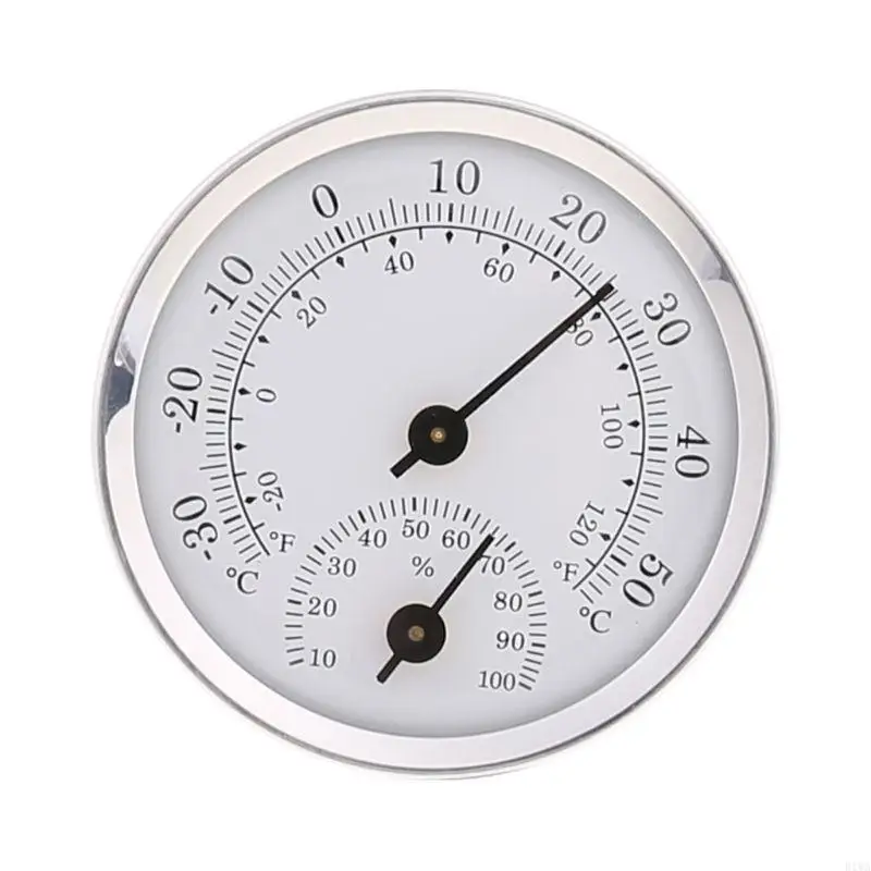 R1WA Dial Thermometer/ Hygrometer Temperature Humidity for Indoor Outdoor