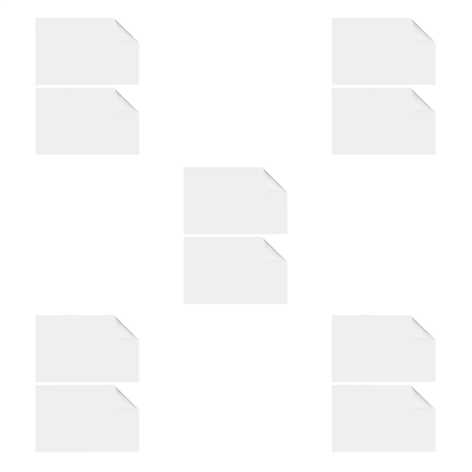 

5pcs 5 PCS Large Dry Erase Board for Wall Erasable Whiteboard Peel and Stick Chalkboard Wallpaper Adhesive PP Sticker