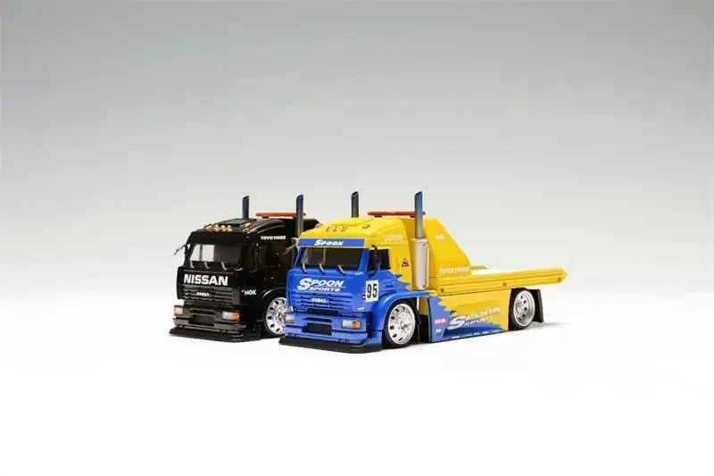 **Pre-Order** Stance Hunters X Street Weapon 1:64 KamaZ Modified trailer Spoon / Advan limited399 Diecast Model Car