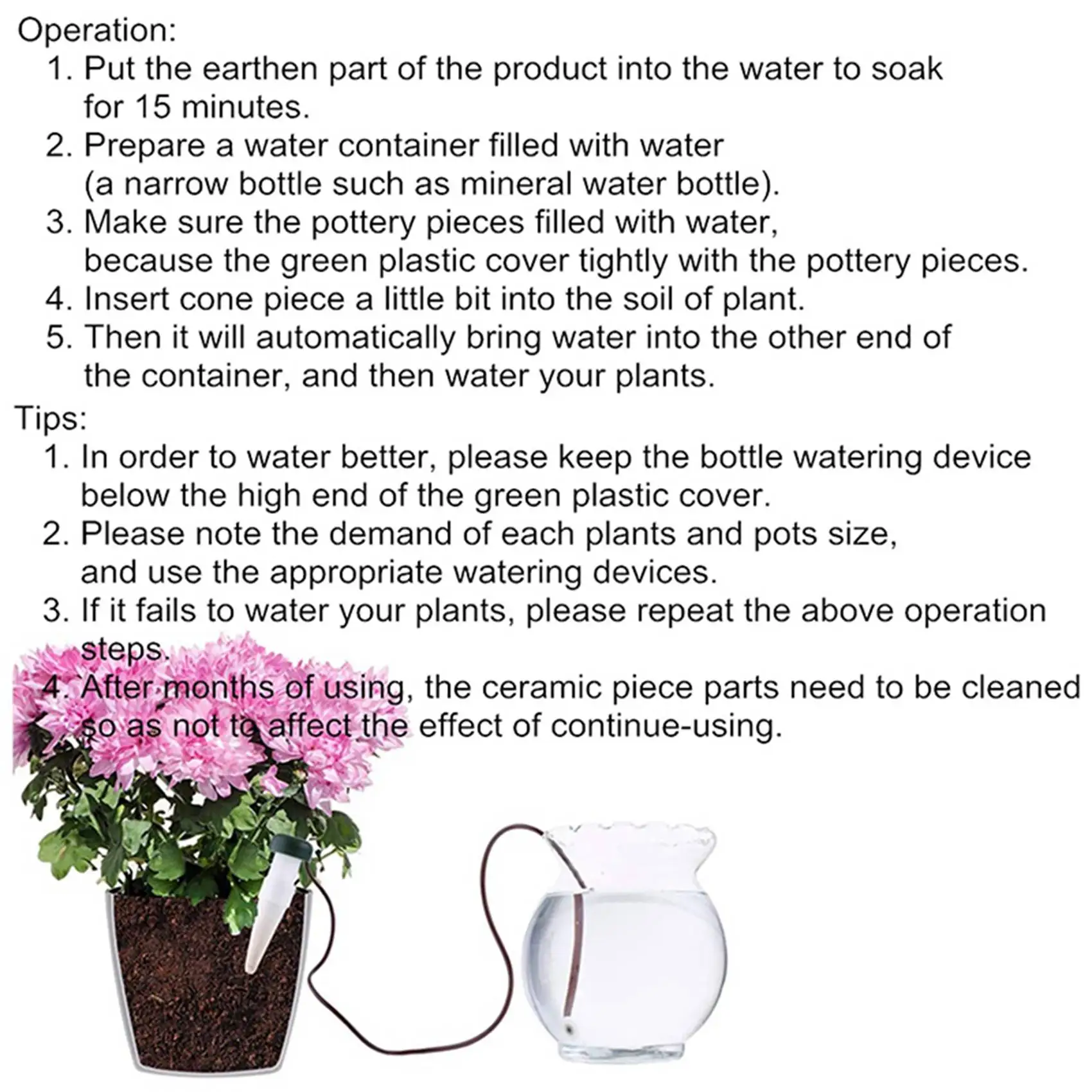 

VOFUN-32X Watering Pile Automatic Watering System, Outdoor Indoor Plants Are Slowly Released From Drip Irrigation