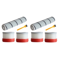 8X Filter Roller Brush Kit For Xiaomi Dreame V9/V9P/V10 Vacuum Cleaner Parts Cleaning Brush Household Accessories