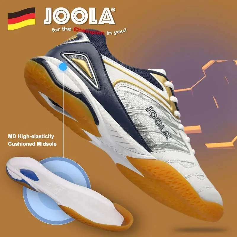 Originele Joola Tafeltennisschoenen 0104 Pu Mannen Vrouwen Professionele Training Anti-Slip Sport Sneakers Ademende Ping Pong Schoenen