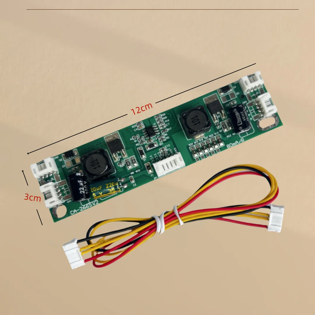

CA-266S Универсальная плата драйвера подсветки LED LCD телевизора 26-65 дюймов / повышающая плата для LED ленты / плата постоянного тока / высоковольтная плата