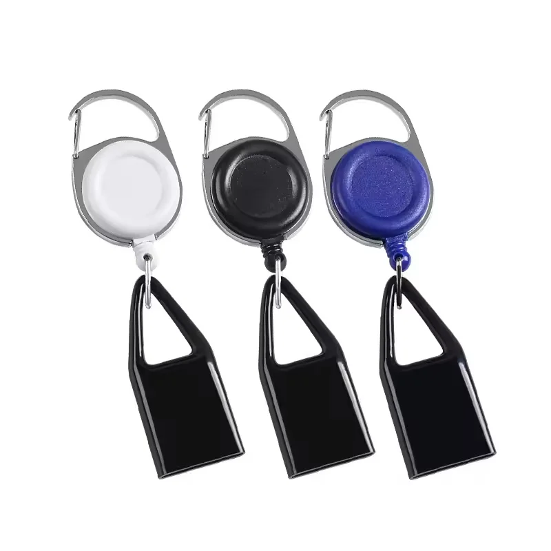 Retractable Rope Lighter Holder Case Cover Anti-loss Clip Keychain Pendant Portable Smoking Lighter Bag