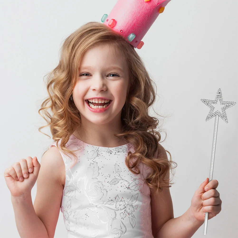 

12Pcs Star Shape Fairy Sticks Elegant Handheld Wands Stage Performance Decorative Children Gifts Fairy Wands Stage Performance