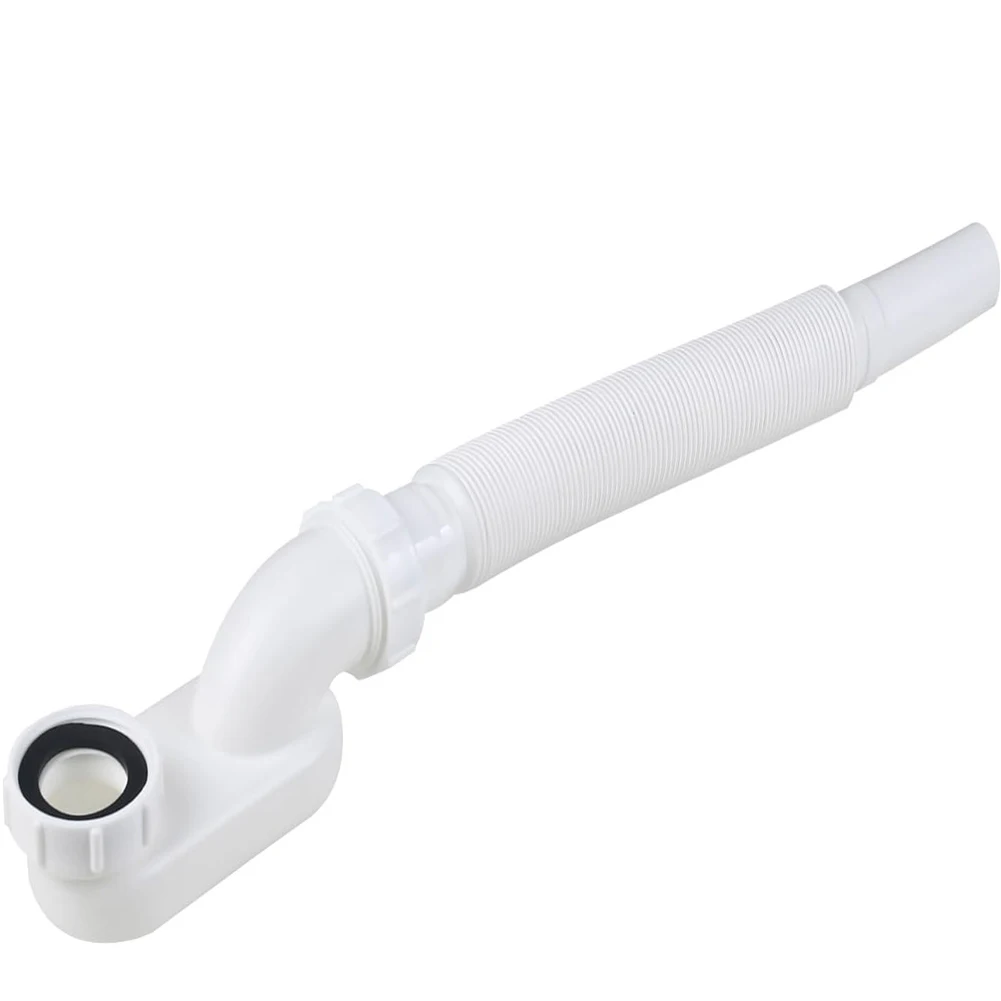 

For Bathroom Remodeling Drainage Pipe Kit Extended To 92cm Extended Length 92cm Low-Profile Drain Pipe Robust Plastic Material