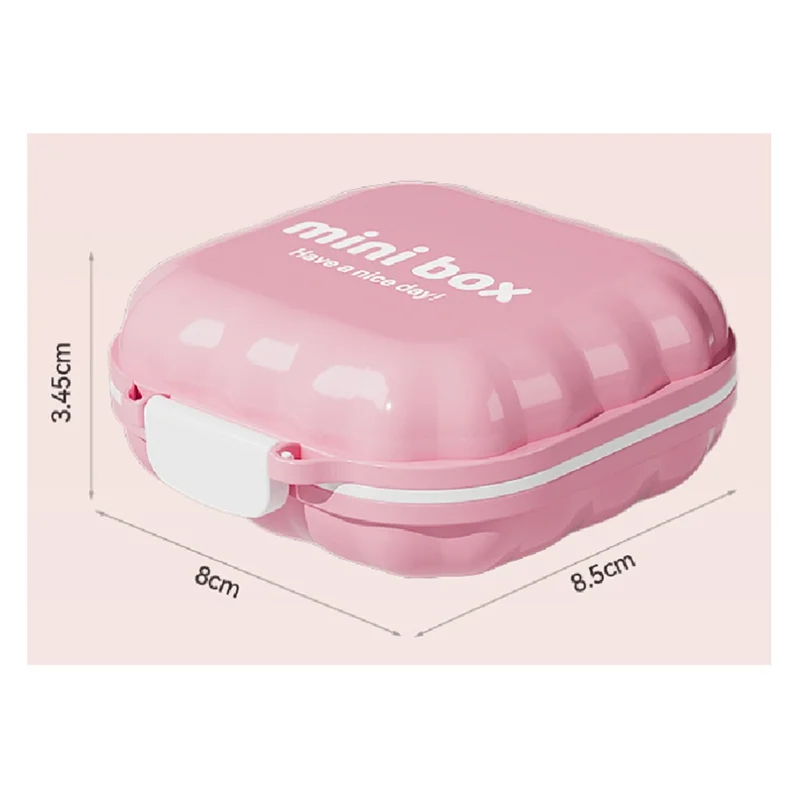 ABKY-Carry-On Mini Portable Medicine Box Weekly Seven Days Daily Pill Organizer Three Meals Home Use Pill Container