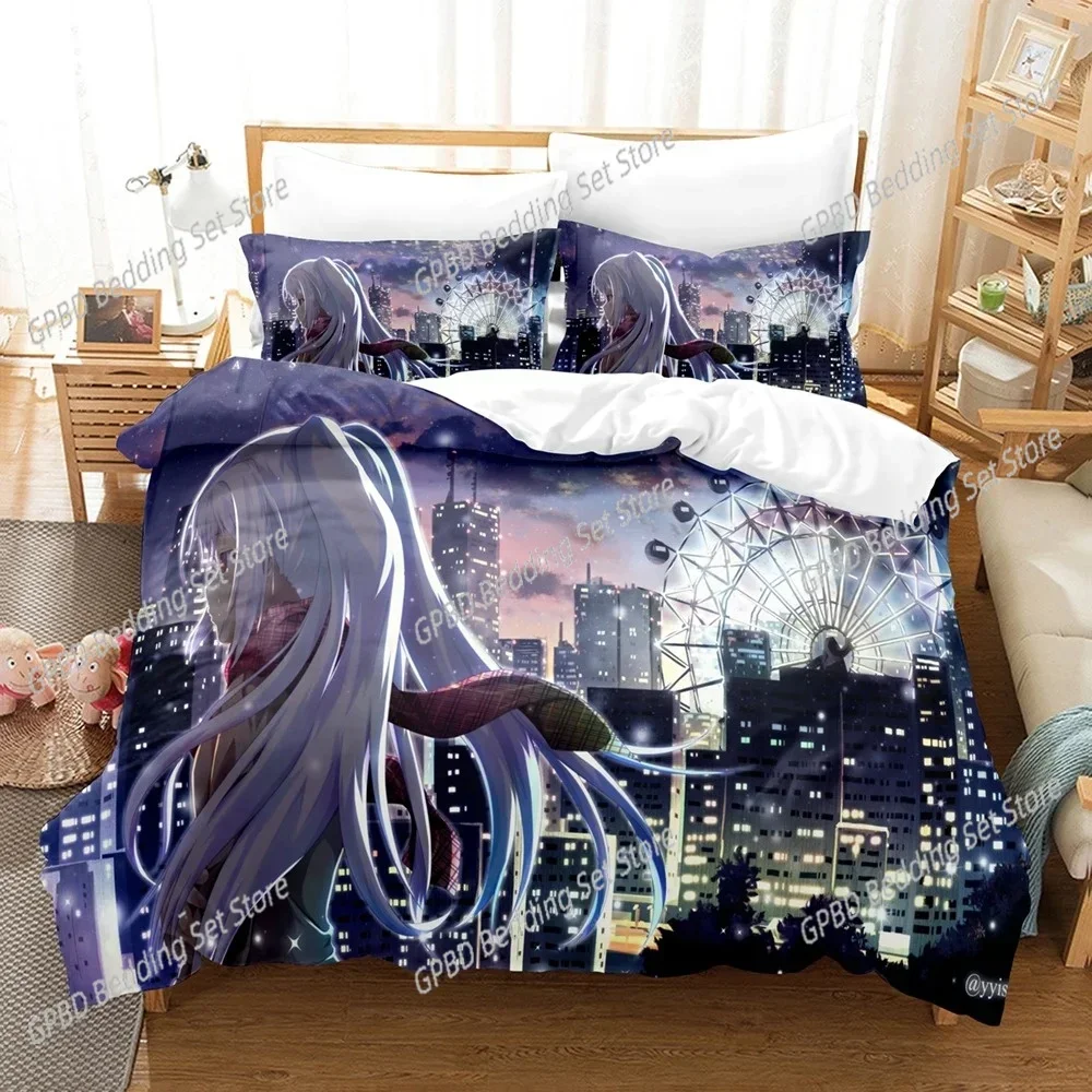

3D The Plastic Memories 3D NEW Duvet Cover Pillowcase Bedding Set Adult Boy Girl Bedroom Decoration Children Single Double Large