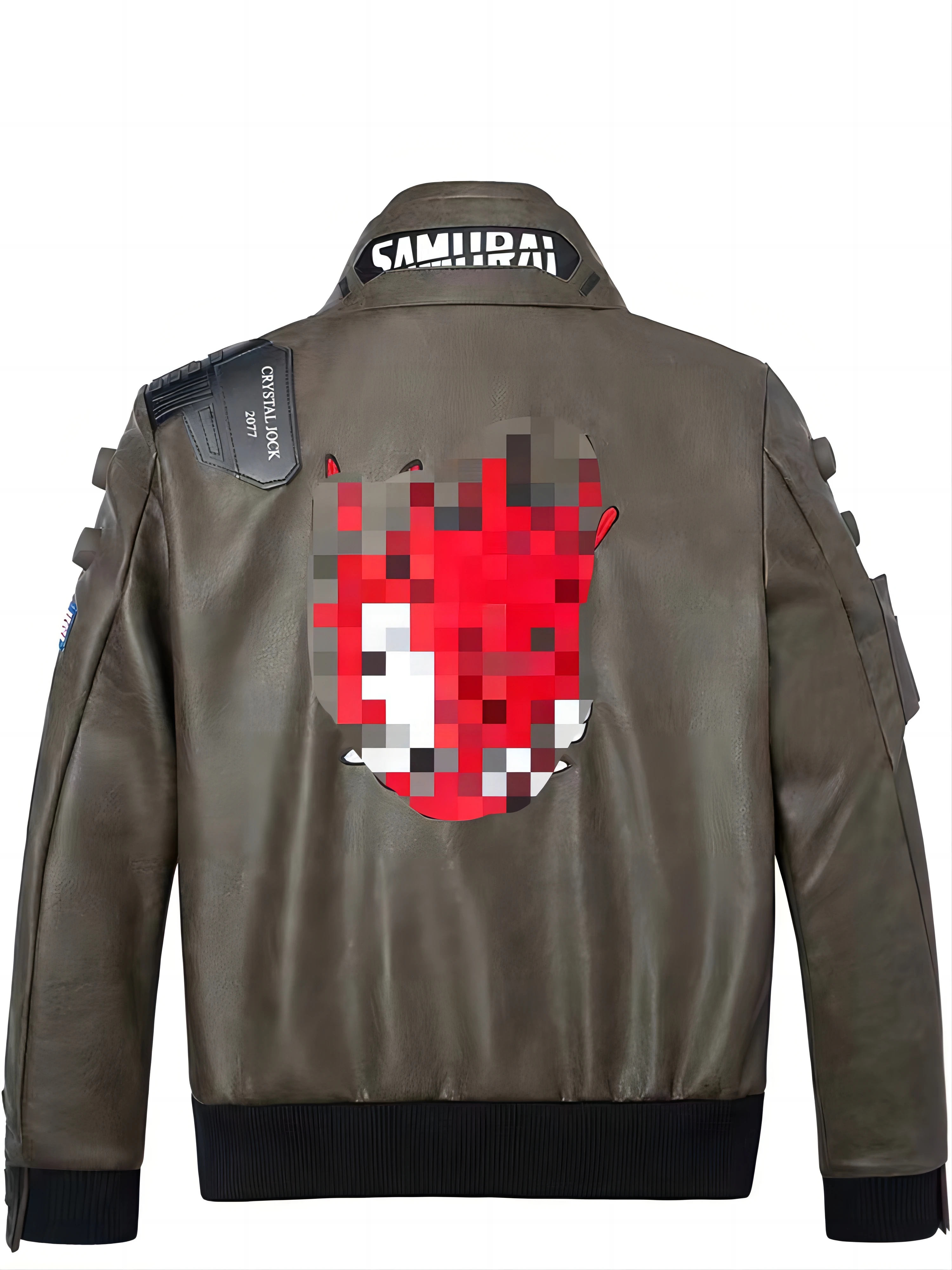 Punk Style 2077 V Costume jacket Costumes For Man Faux Leather Jacket  Game Customized Outfit