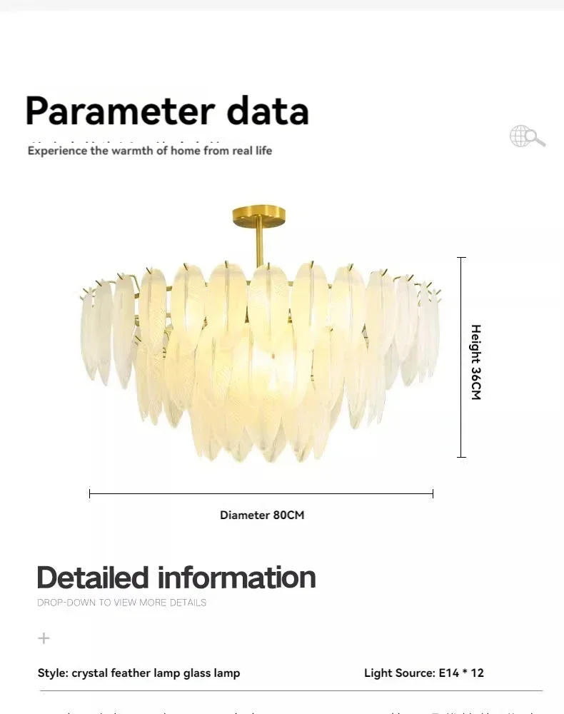 Imagem -04 - Lustre de Cristal Luxuoso Moderno Lustre de Vidro Francês Dourado Decoração de Casa Luminária Pendente para Sala de Estar e Jantar