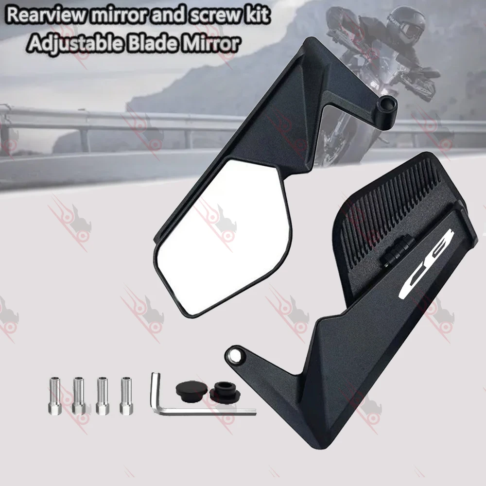 Motorrad Carbonfaser Stealth Winglets Rückspiegel für Honda CB CB125R CB1000R CB600F CB300F CB650F CB500X CB500F CB1300