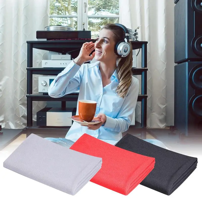 المتكلم شواء القماش ستيريو النسيج المتكلم القماش غطاء غبار الصوت الأجهزة صيانة المنزل الأعمال ملحق رائعة ل