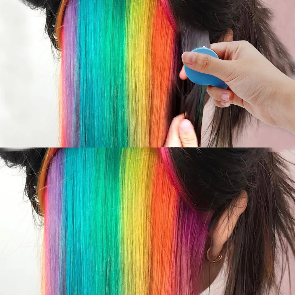 Hair Chalk Temporary Hair Color for Kids Women Girls Washable Hair Dye 8 Colors Hair Painting Spray Salon Styling Supplies