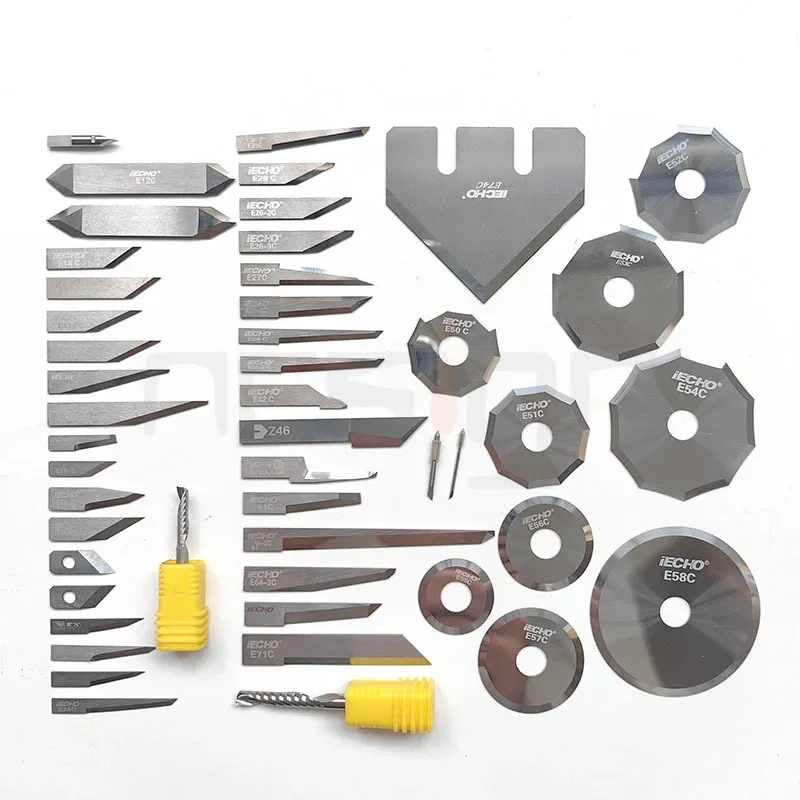 IECHO E62.1A E63.1A E64.1A E64.2A E64.3A E65.1A E66.1A Tungsten Carbide End Mill CNC Router Spindle Tools Milling Cutter