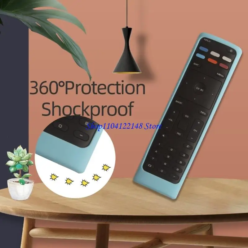 P9FA Precise Molded Silicone Case for XRT136 XRT140 Remote Controllers Sheeve with Builts in Wrist Strap AntiSlip Design