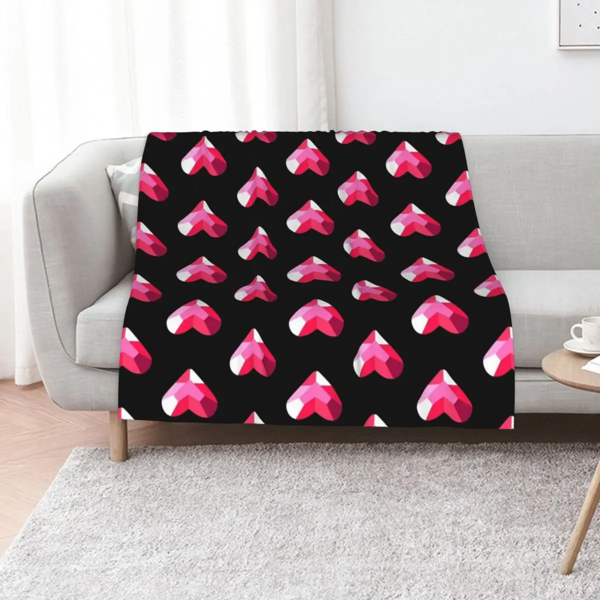 Spinel's Pink Gem - Steven Universe The Movie Throw Blanket Warm Napping Blanket for Office Couch Bed