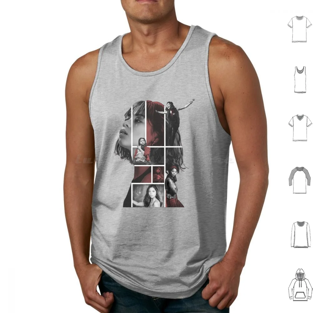 Eva Noblezada Tank Tops Vest Sleeveless Hadestown Miss Saigon Les Miserables Eva Noblezada Musical Broadway Dear Evan Hansen