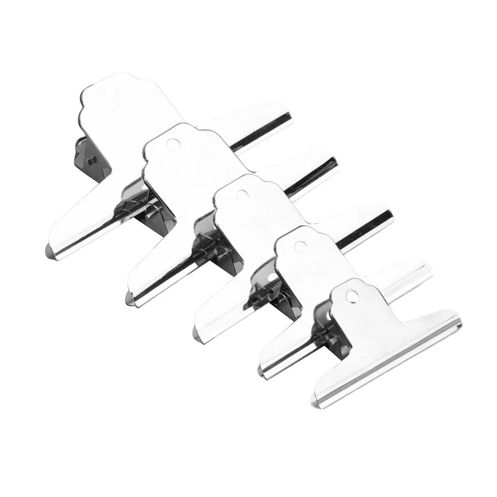 

5pcs Metal Hinge Clips File Clamps Binder Clip For Documents Photos Drawing Board Office School Large Capacity Multi Purpose