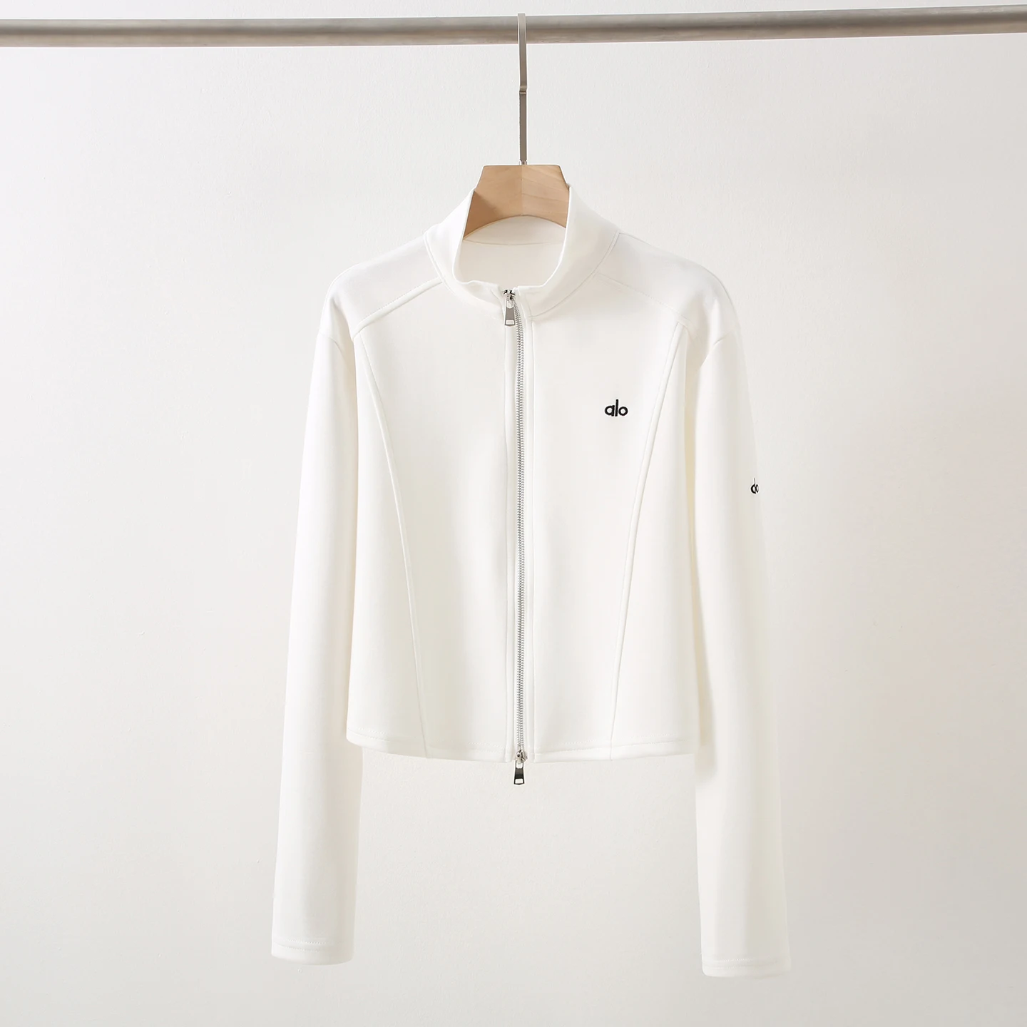 2025 خريف جديد قلنسوة بسحاب سترة ort Spor سليم صالح المرأة ملابس خارجية الوقوف طوق عادية Sle السيدات Jaet #2