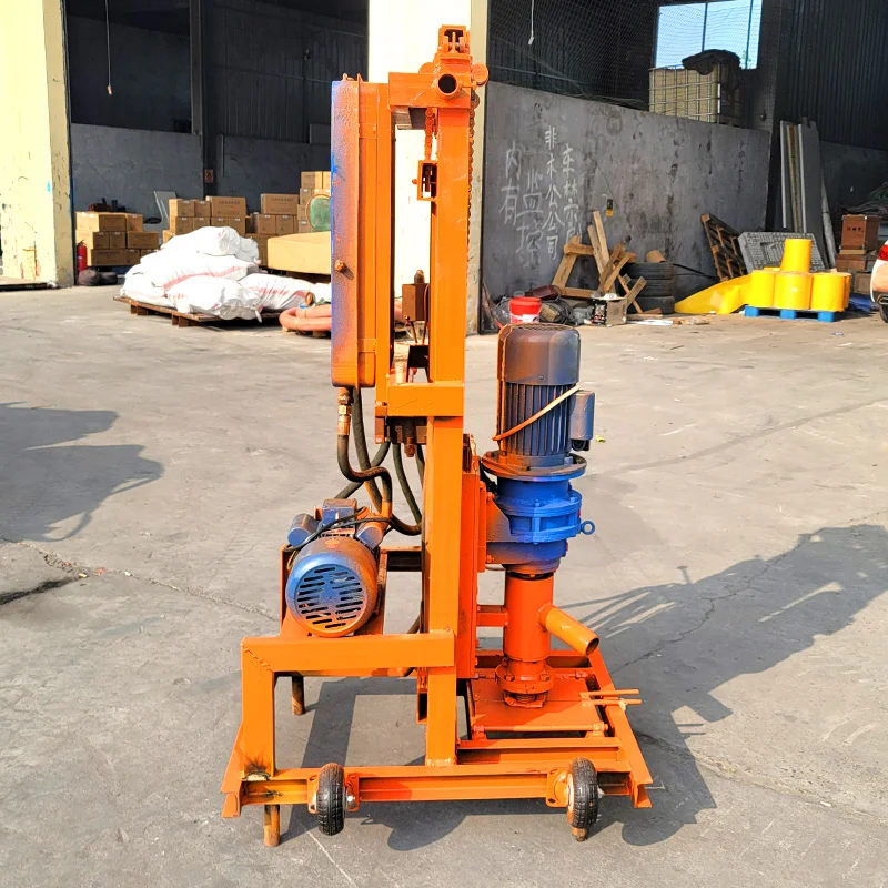 Customized Easy Operation Electric Water Well Drilling Rig Long Service Life Household Water Well Drilling Rig