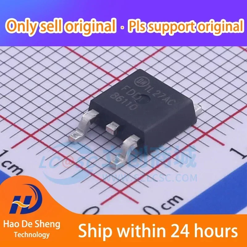 10PCS/LOT  FDD86110 TO-252 New Original In Stock