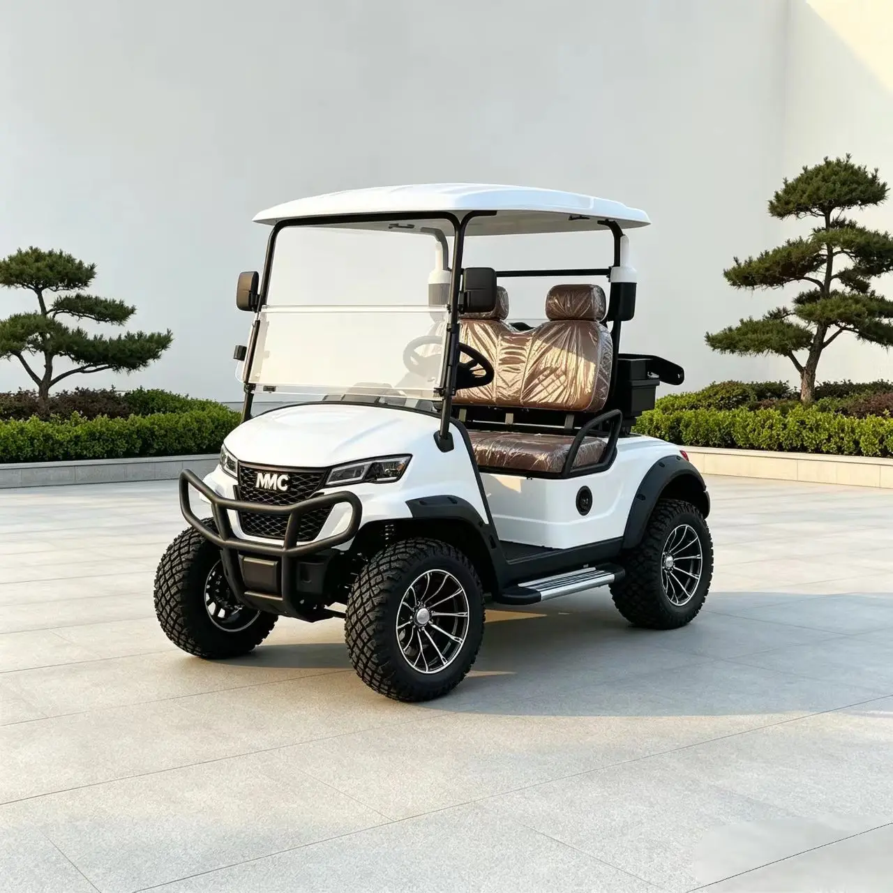 MMC 4WD Shining Low Cheap Price Customized 2 4 6 8 Seat 48/60/72V Solar Panel Electric Golf Cart