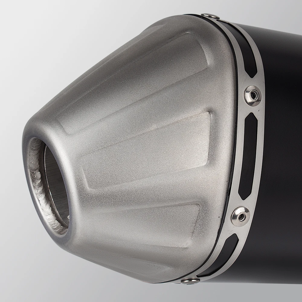 For Yamaha Tenere 700 T700 Escape Moto Slip-on Motorcycle Exhaust Modified Tail Pipe with Carbon Cover Muffler Connect Original
