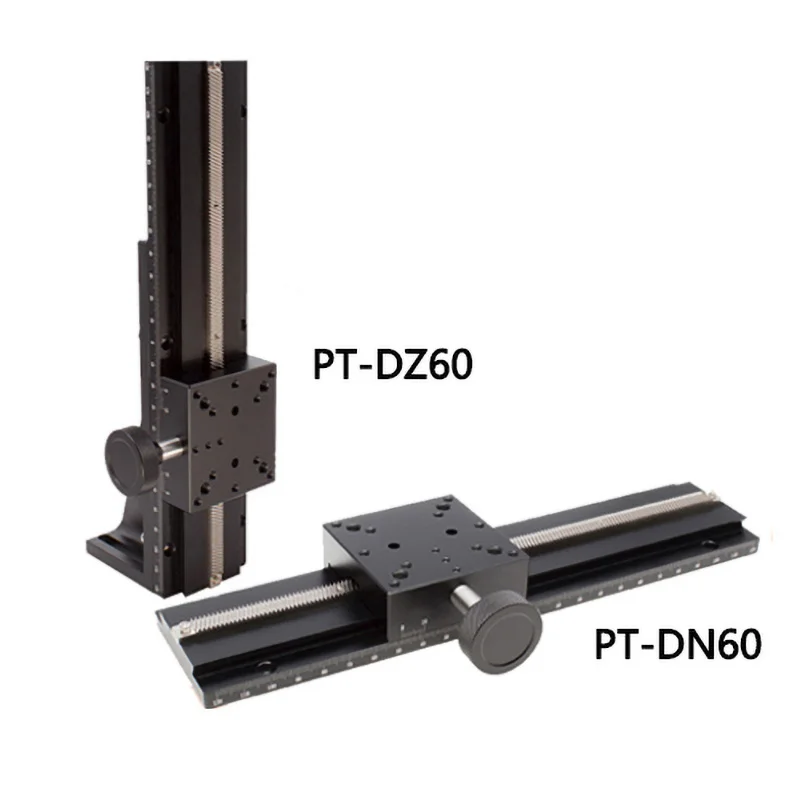 PT-DN/DZ60 Manual linear Stage Long Travel slide Table with dovetail groove