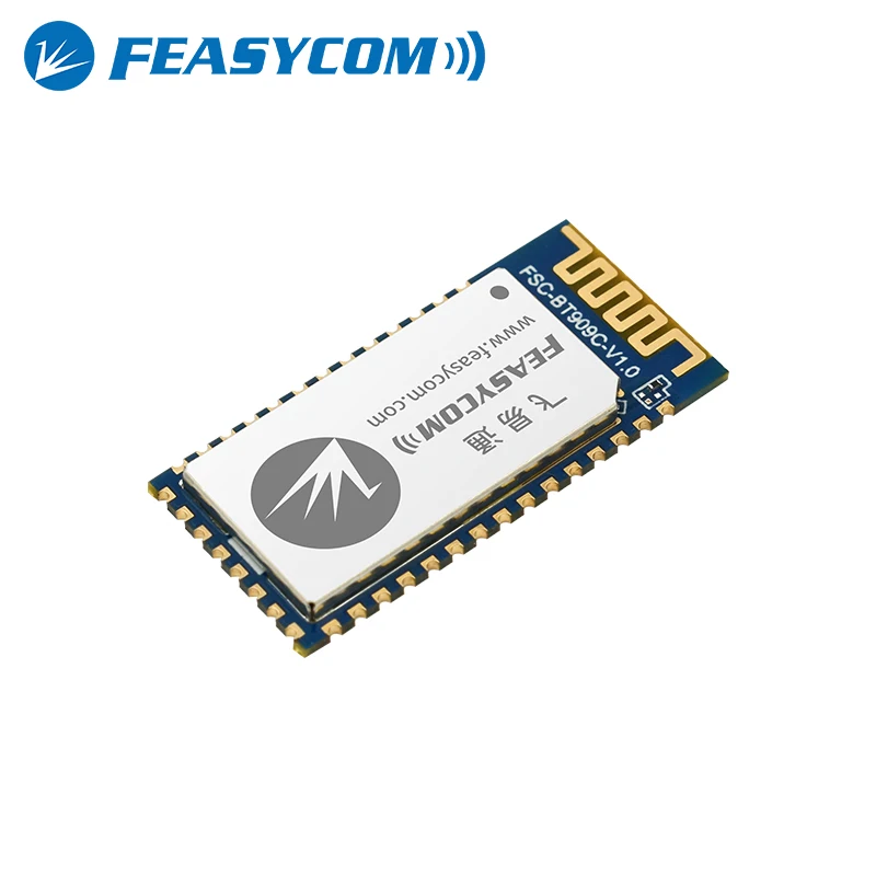 Class 1 Long Range CSR8811 Bluetooth 5.2 Dual Mode Module Support UART Data and I2S Audio Transceiver FSC-BT909C