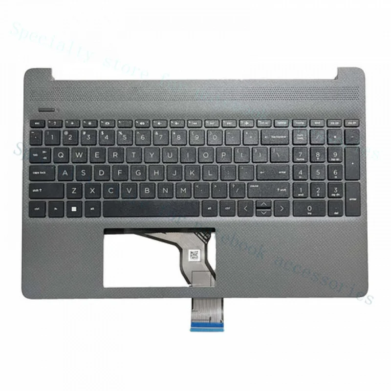 

Клавиатура A+ US для ноутбуков HP 15-EF, 15S-EQ, 15-DY, верхняя крышка (палмрест) L63578-001