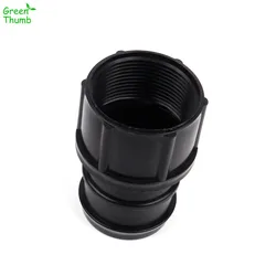 1pc Inner Dia 32/40/50/63 mm Soft Water Belt Straight Connector Water Delivery Pipe Fittings Drip Tape Agricultural Irrigation