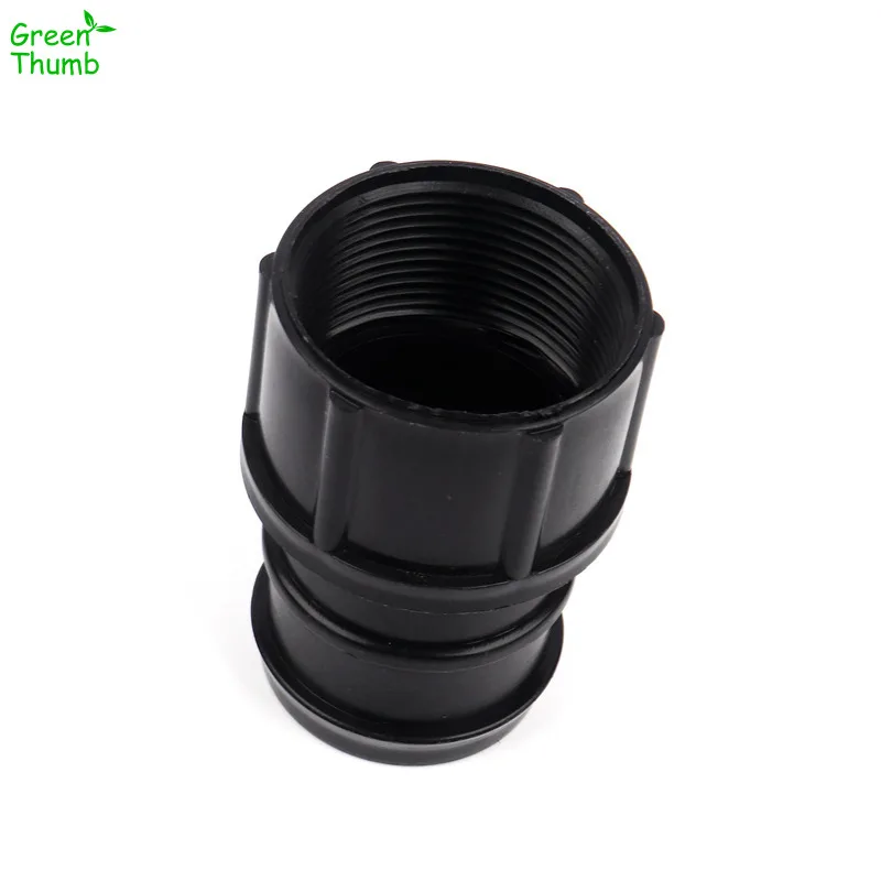 1pc Inner Dia 32/40/50/63 mm Soft Water Belt Straight Connector Water Delivery Pipe Fittings Drip Tape Agricultural Irrigation