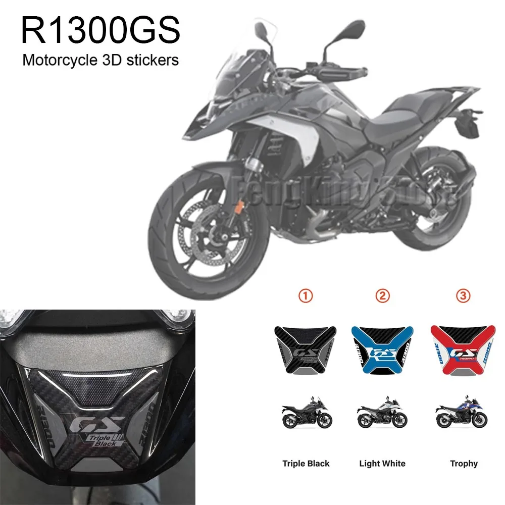 

For BMW R1300GS R 1300 GS 2023 2024 Motorcycle Accessories 3D Sticker Front Mouth Mask Decal