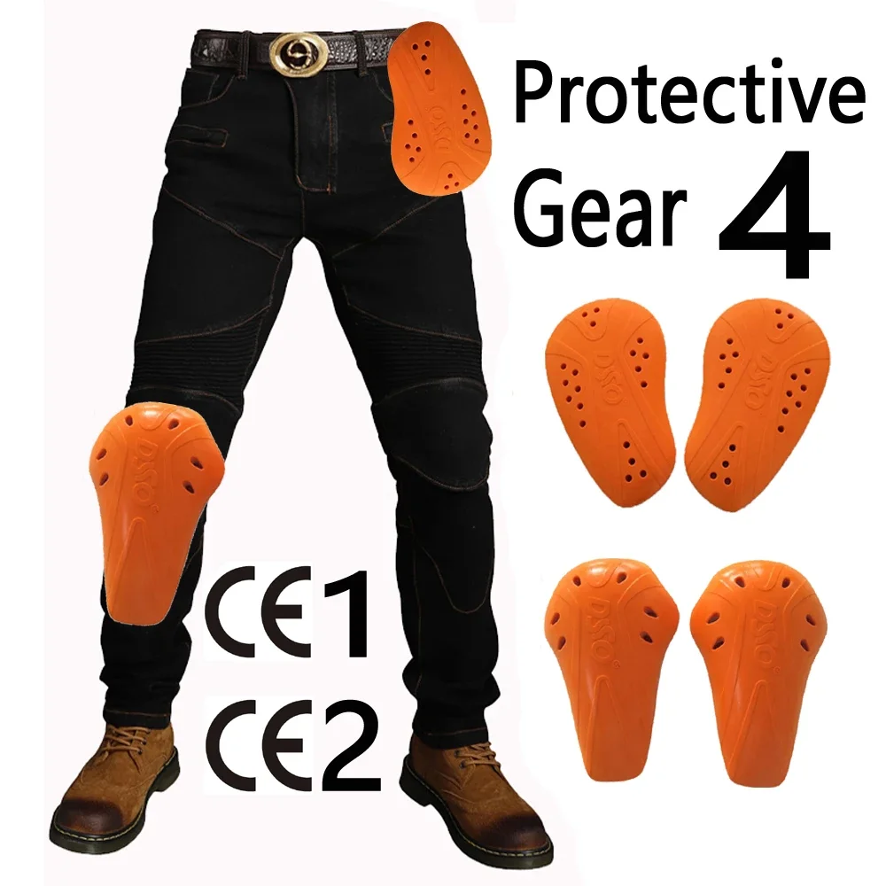 

Motorcycle Pants Men Moto Jeans Protective Gear Riding Touring Motorbike Trousers Motocross Pants Moto Pants S-5XL Hi-718