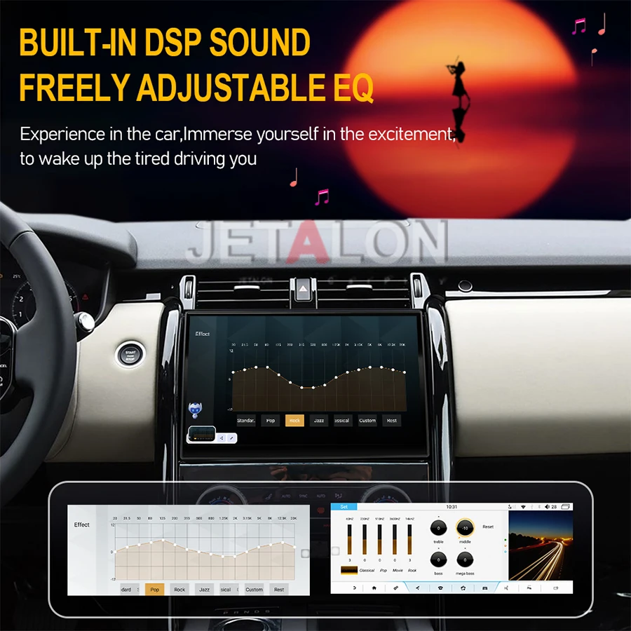 Android13 11.4inch Crurved Screen Car Radio For Land Rover Discovery 5 L462 2017-2019 Carplay 4G GPS Multimedia Video Player 360