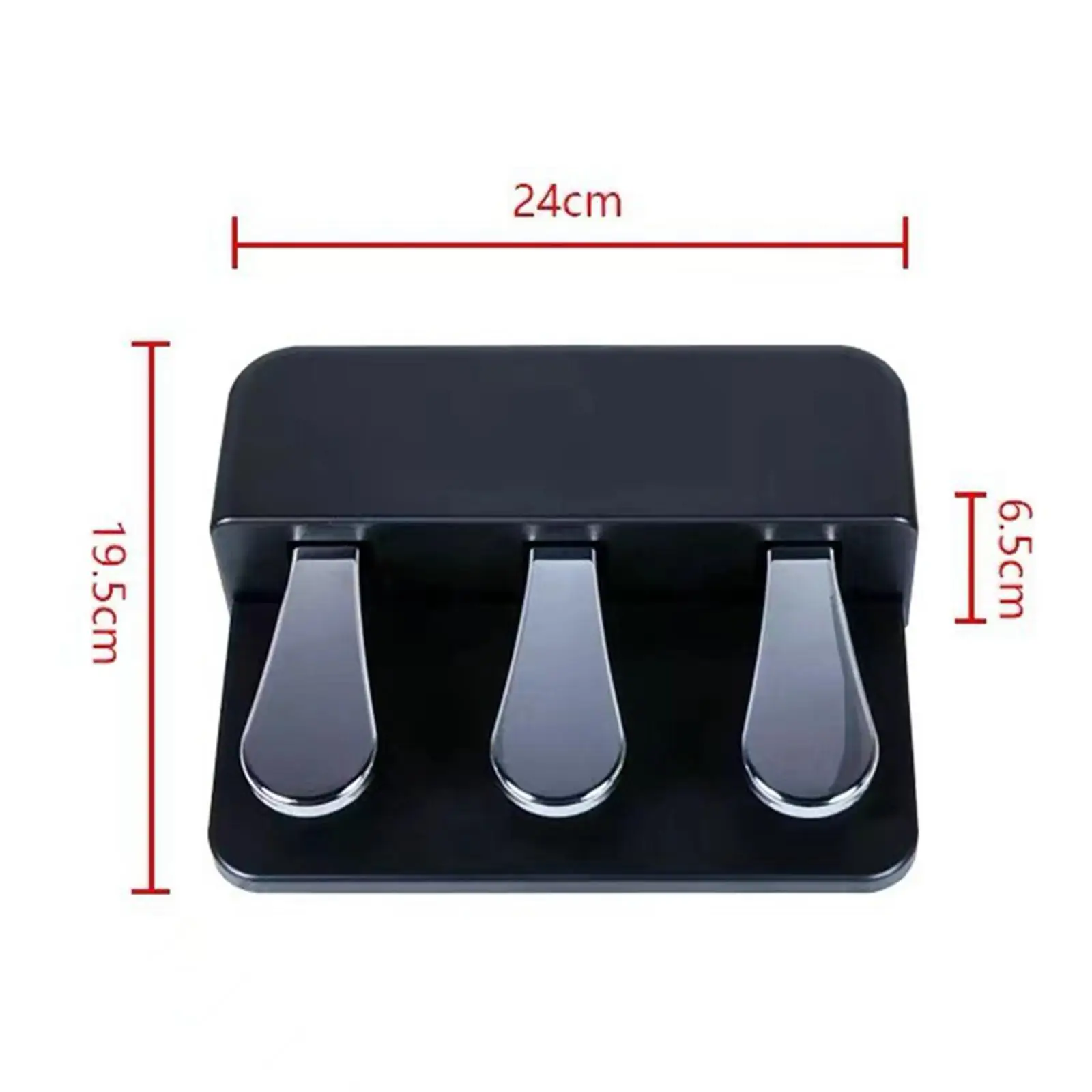 3-pedaal Eenheid Zacht Sostenuto Sustainpedaal Draagbaar Hoog deel Direct Vervangt voor elektrische piano's Toetsenborden