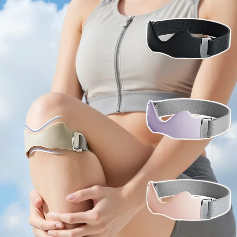 

Adjustable Silicone Patella Stabilizer Brace Non-slip for Knee Pain Relief Tendonitis Arthritis for Running Sports Gym Workouts