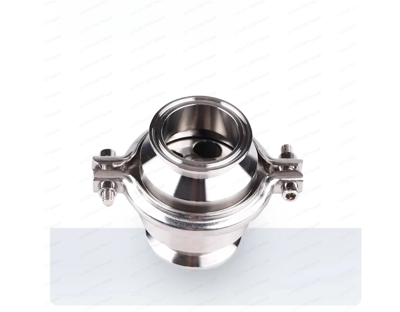 

Φ45-Φ57 Обратный клапан Быстрозагрузочная нержавеющая сталь 304 Санитарный герметичный зажим под давлением Патрон Обратная труба подачи воды