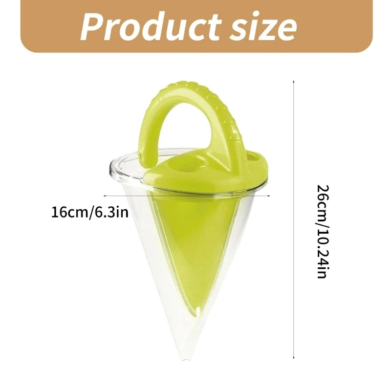 Kids Beach Toy Sand Funnel Spilling Funnel Sand Gadgets Kids Birthday Gifts for Kids Sand Funnel for Gardening Backyard