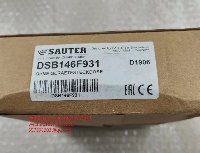 Para SAUTER DSB146F931 Interruptor do Controlador de Pressão Usado Por SAACKE 1 Peça