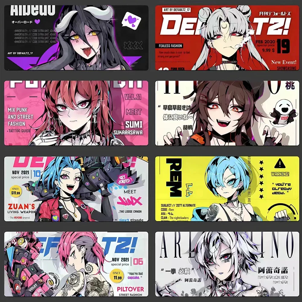 Cartoon Anime Mädchen Grafikkarte Aufkleber Computer Fall Laptop Auto Körper Fenster Motorrad Schwanz Box Cartoon Dekor Aufkleber