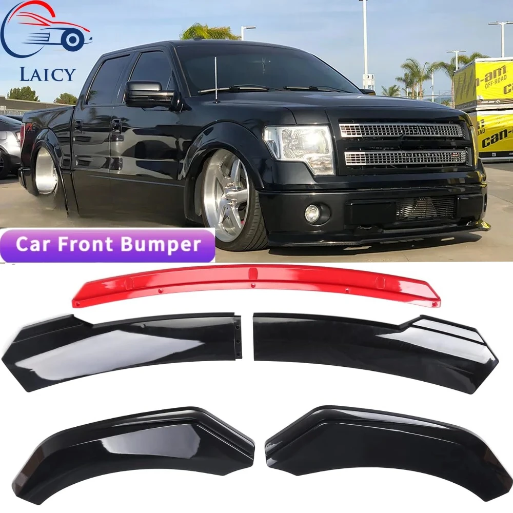 LAICY Para Ford F-150: Kit de protector de parachoques delantero, alerón, difusor y splitter con cubiertas de protección.