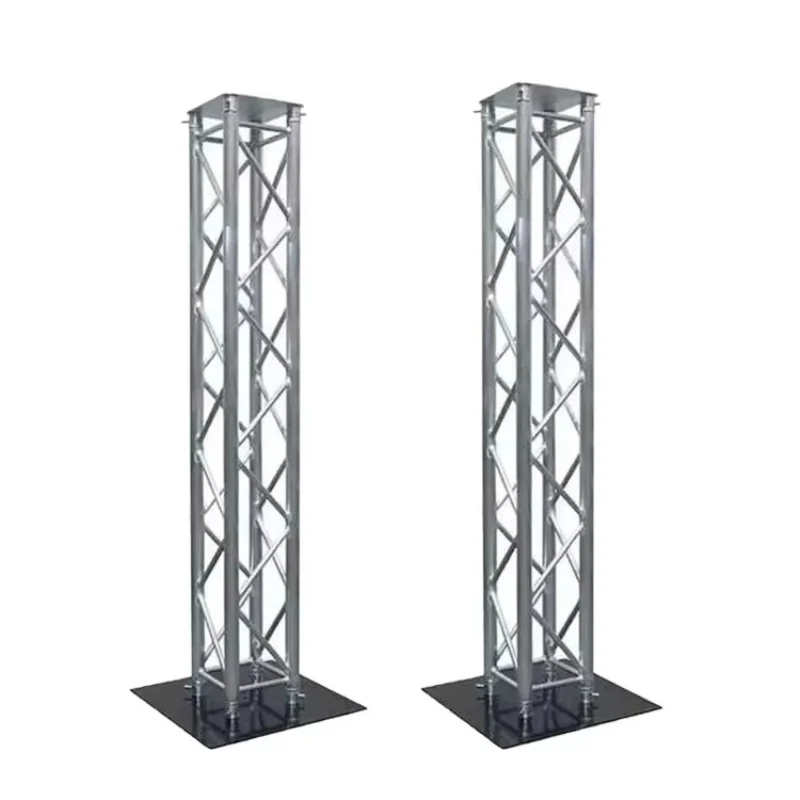 Hot Sale Aluminum Stage DJ Equipment 6.5ft DJ Truss Totem Stand Mobile Headlights with Black/White Scrim